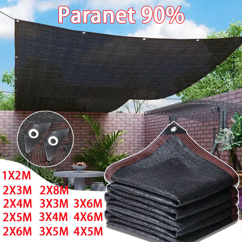 Paranet 90% Hitam Jaring Paranet /unshade Net Paranet Anti UV / Farm Net Greenhouse Jaring Peneduh A