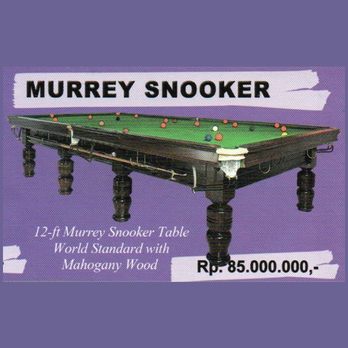 promo spesial Murrey Snooker 12ft Pool Table - Meja Billiard Billiar 12 feet