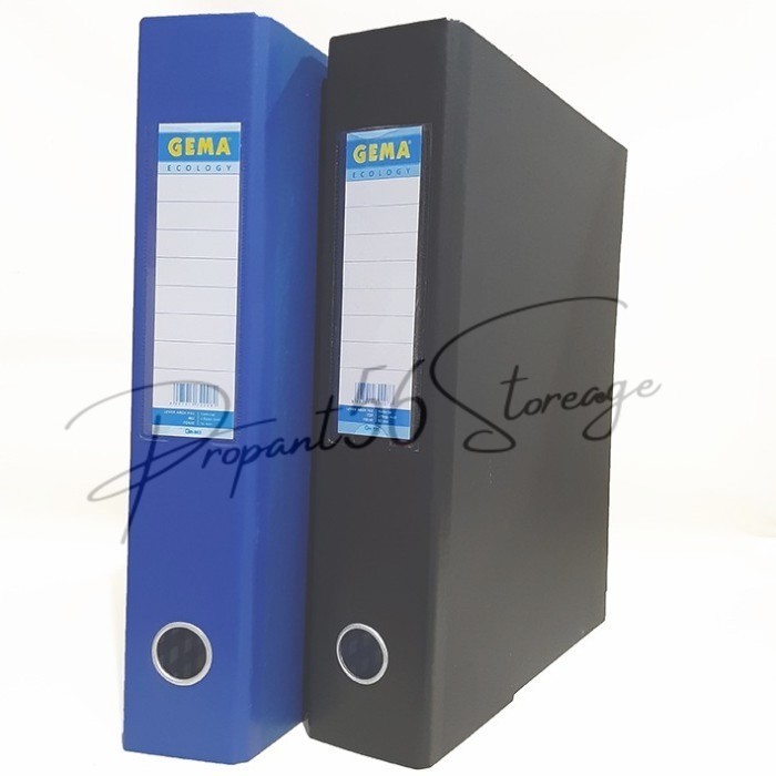 

Ordner GEMA [Per 1 Box isi 12 Ordner] - Hitam, Folio