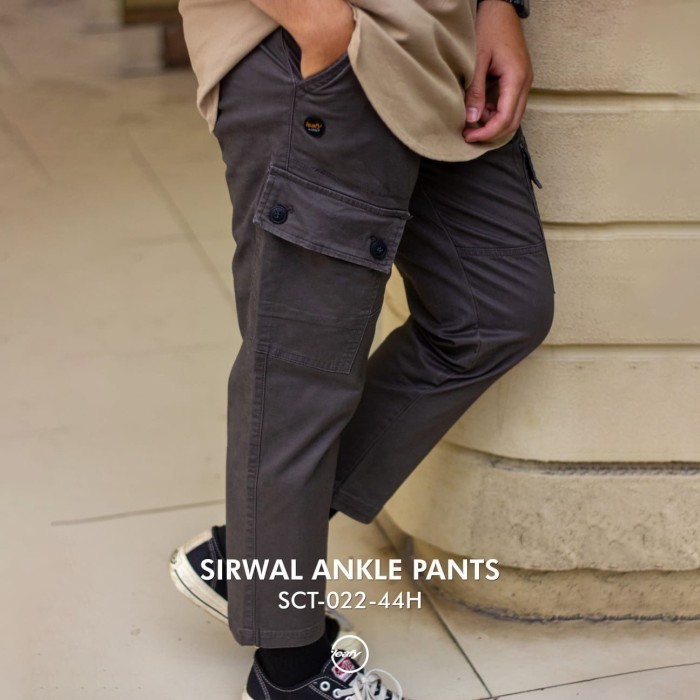 Leafy  celana sirwal pria cingkrang - Hitam, S