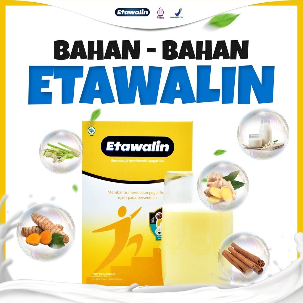 

Paket 3 Box Susu Etawalin - Susu Kambing Etawa Asli Masalah Persendian Pada Tubuh Rematik Asam Urat Saraf Kejepit Resmi Terdaftar Bpom Dan Mui Hallal