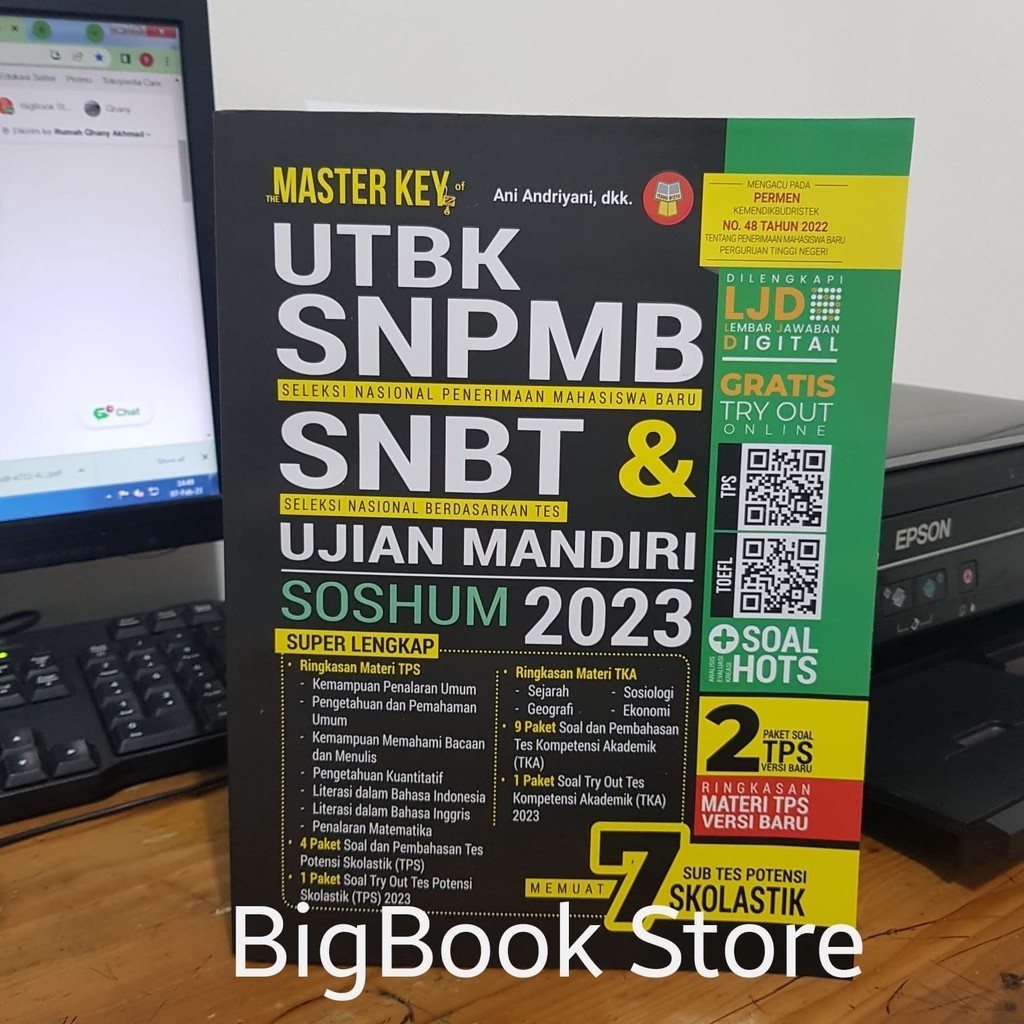 THE MASTER KEY Of UTBK-SNPMB SNBT & UJIAN MANDIRI SOSHUM 2023 - YRAMA WIDYA
