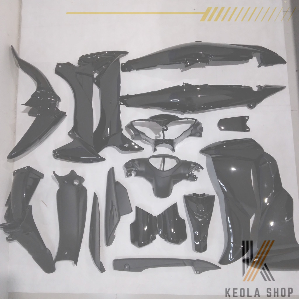 Full Body Jupiter Z Burhan 2006 2007 2008 Hitam WIN | complete set bodi lengkap komplit kasar halus 