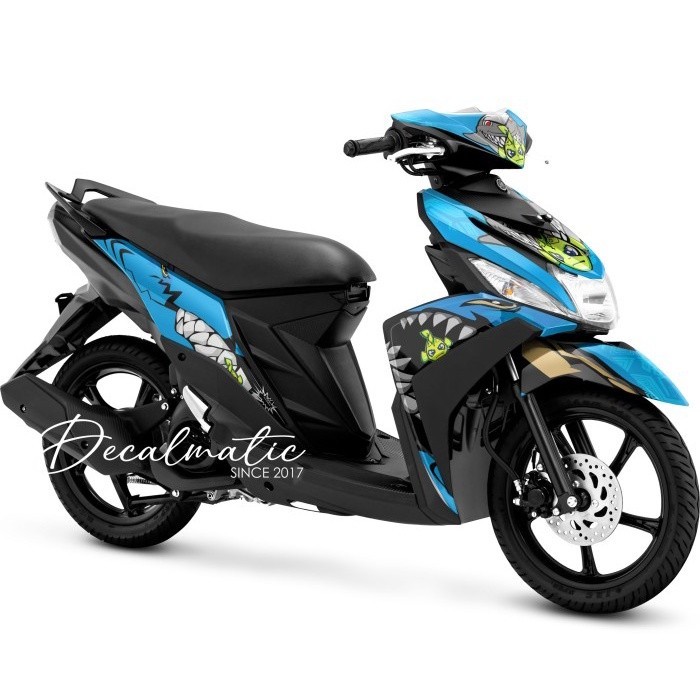 Decal Mio M3 Full Body Stiker Mio S Full Body VAriasi Motor Full body Mio Z - Mio M3 125  - Shark Hi
