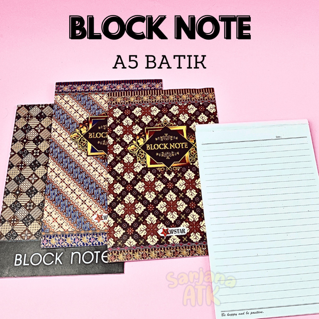 

Block Note / Blok Note / Notes Batik A5