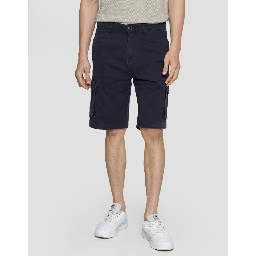 Cole Woven Cargo Heavy Was Celana Pendek Pria 118399495 - LIGHT DENIM, 32