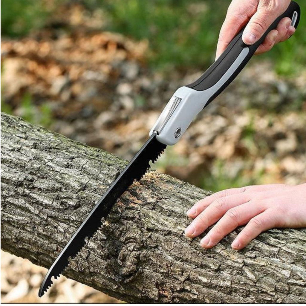 Gergaji Lipat Portable Multifungsi 47cm 210mm Portabel Folding Wood Hand Saw / Alat Pemotong Kayu Da