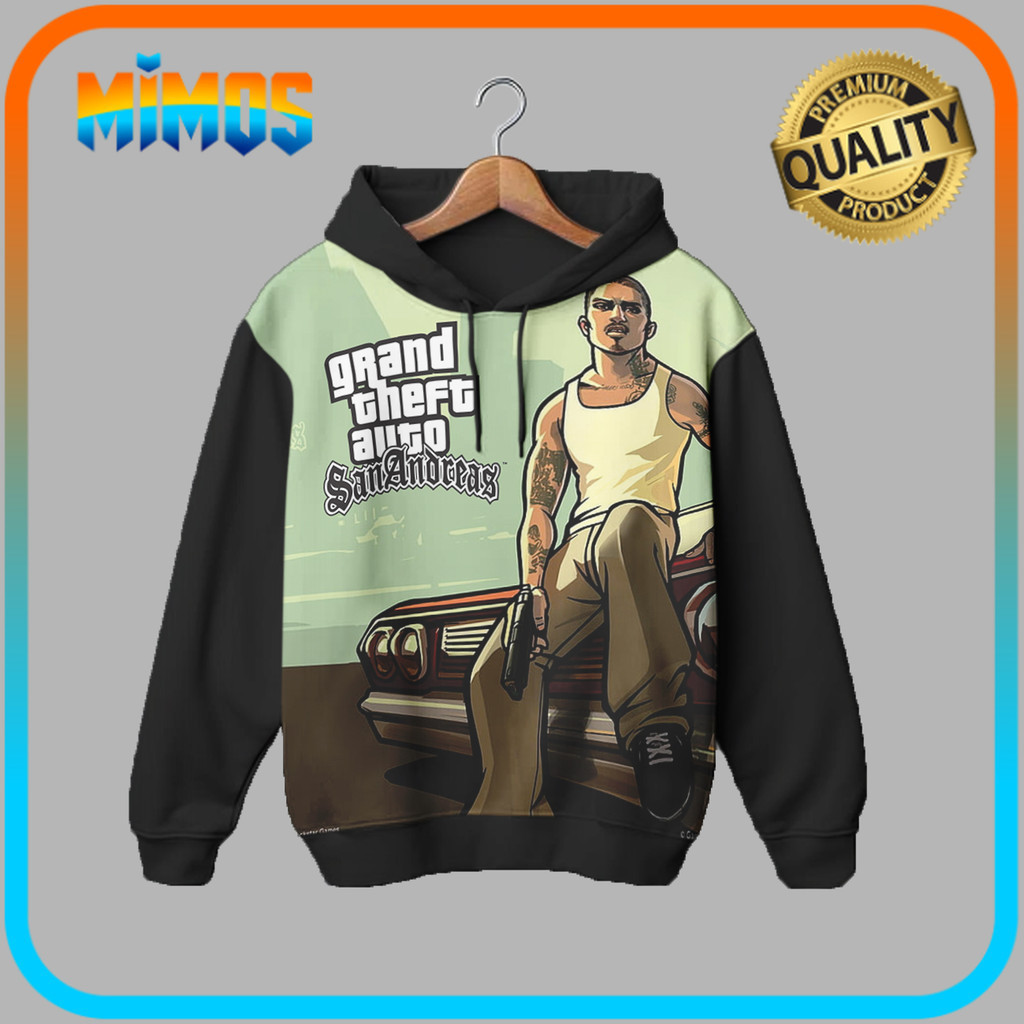 Hoodie Anak Anak Game Anime Gta San Andreas Pakaian Anak Gta San Andreas 2_Ja - Mimos