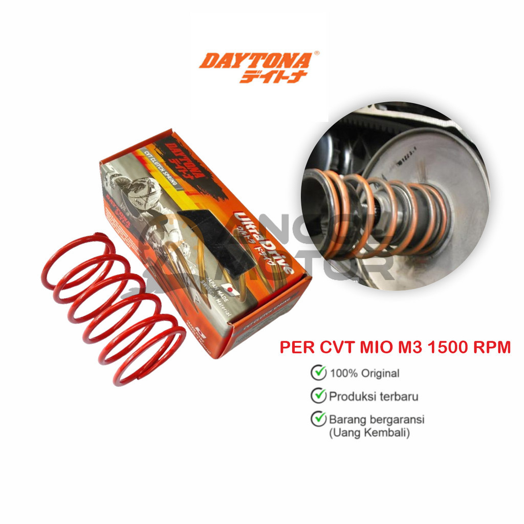 Daytona Per CVT Mio M3 Soul GT Fino 125 1500Rpm Clutch Spring Yamaha