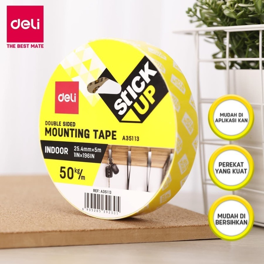 

Double Sided Tape Deli Putih Transparan - EA35113