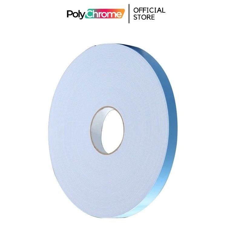 Double Tape Wallpanel PVC 50 m x 10 mm Headboard Wallfoam Daya Rekat Kuat Wall panel Dinding Vinyl A