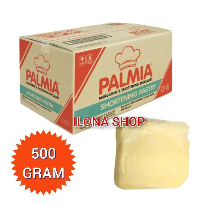 

PALMIA MARGARIN PASTRY 500GR / KORSVET PALMIA 500 GR / KORVET PALMIA UNTUK PASTRY 500 GRAM