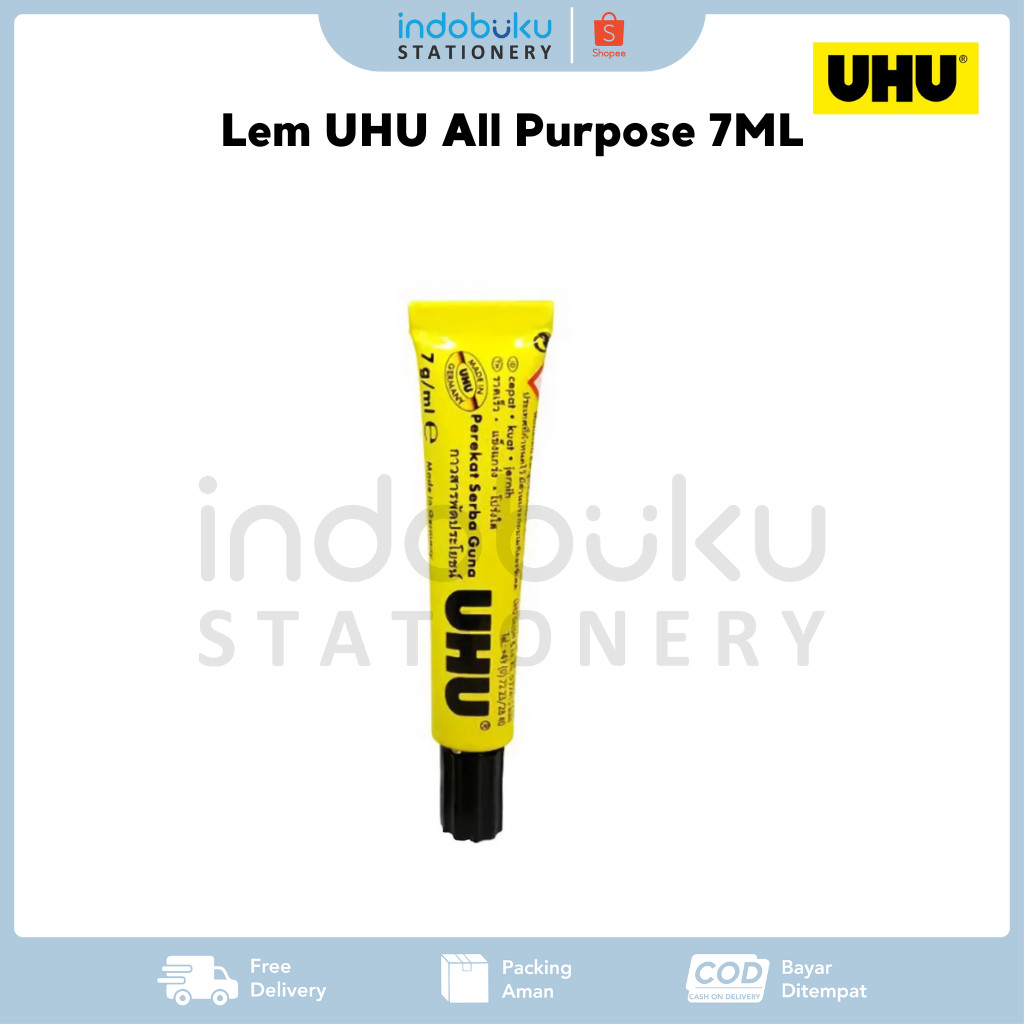 

UHU Lem Purpose Tube 7ml / Lem UHU Ukuran 7ml