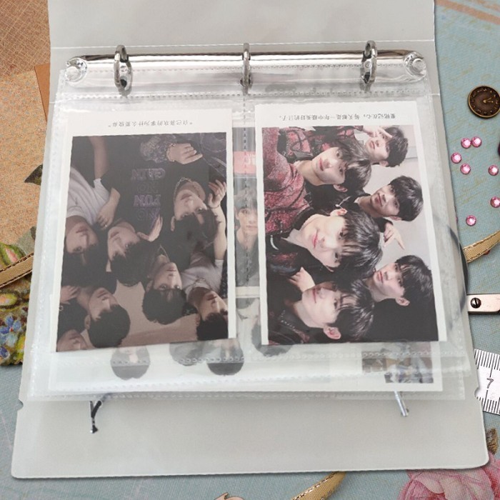 

[lLOGU] Binder Organizer A5 Plastik, Photocard ID card Album Binder