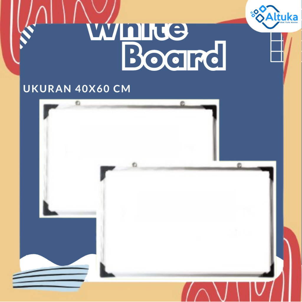 

Papan Tulis Whiteboard / Papan Whiteboard 40x60