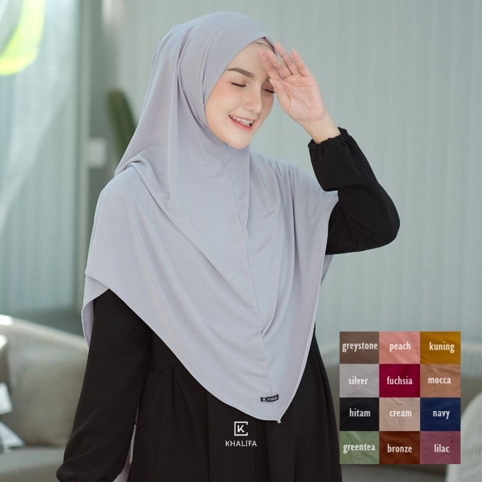 JILBAB KHIMAR INSTAN SYARI NAZIRA / hijab jilbab instan - GREYSTONE