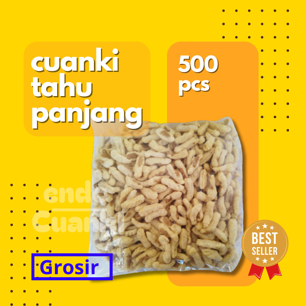 

500 Pcs CUANKI PANJANG Cuanki Tahu Stik, Topping Baso Aci, Seblak