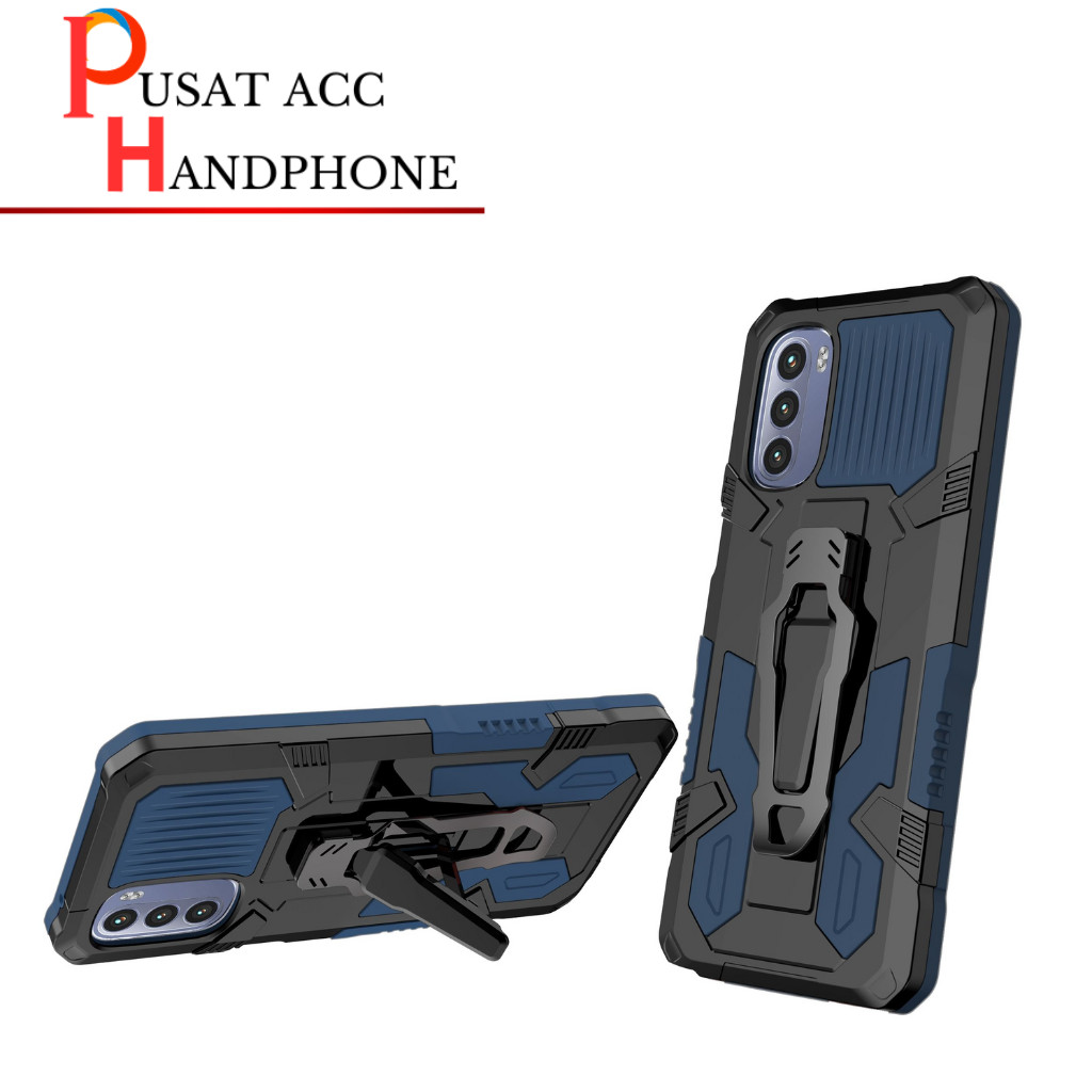 [ PUSATACCHP ] HARD CASE ROBOT I CRYSTAL + STAND CASING ROBOT Samsung A31 / A32 4G / A32 5G / A33 5G