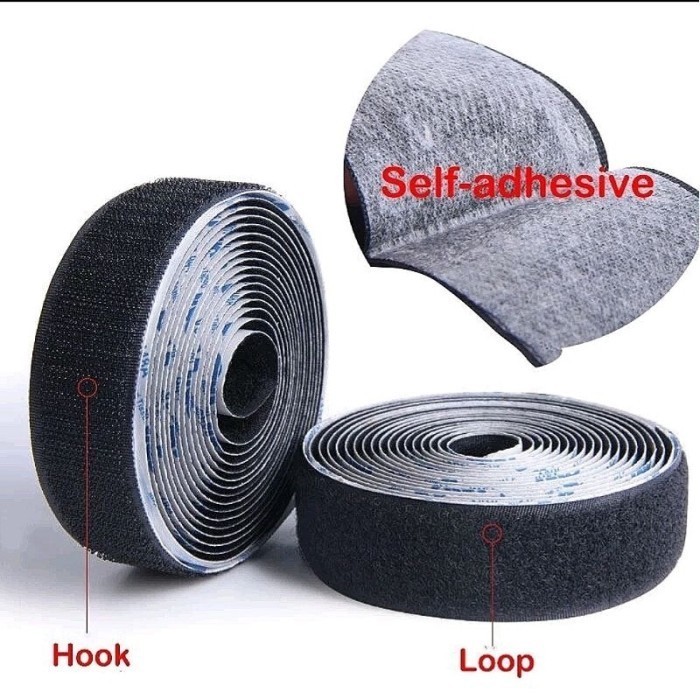 

RB Perekat Strap Adhesive Vellcro Hook and Loop 2,5cm 3cm 5cm 10cm Per Meter