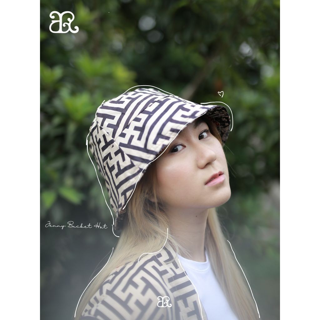 Topi Batik Bucket Hat Jenny