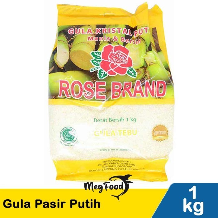 

Rose Brand Gula Tebu Kristal Putih | Gula Kuning 1 kg