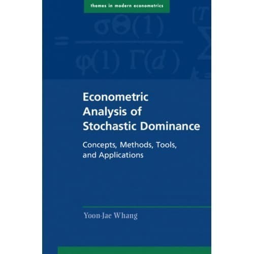 

Econometric analysis of stochastic dominance: concepts, methods,