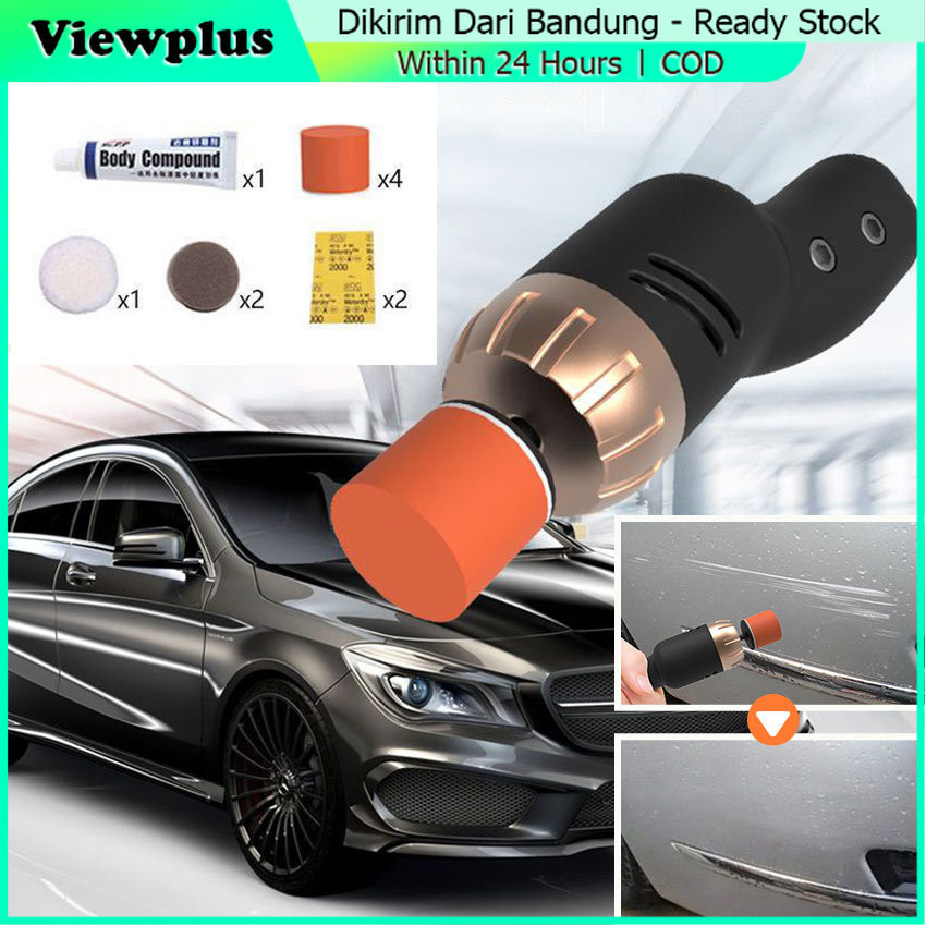 9Pcs/Set Mesin Poles Mobil Motor Portable Mini Nano Polisher Mesin Poles Dengan Polish Compound Peng