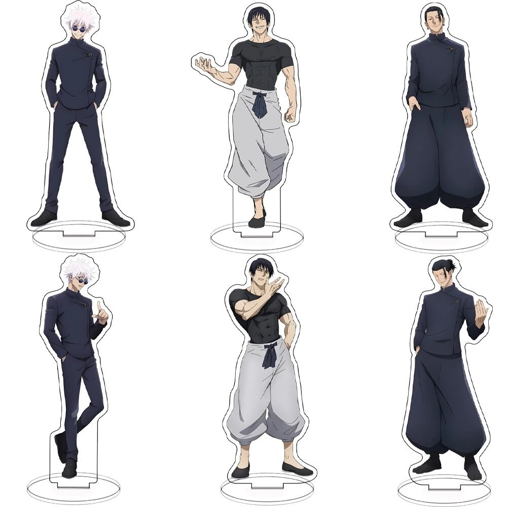 Anime Acrylic Stand Ryomen Sukuna Geto Suguru Satoru Gojo Fushiguro Megumi Signboard Desktop Decorat