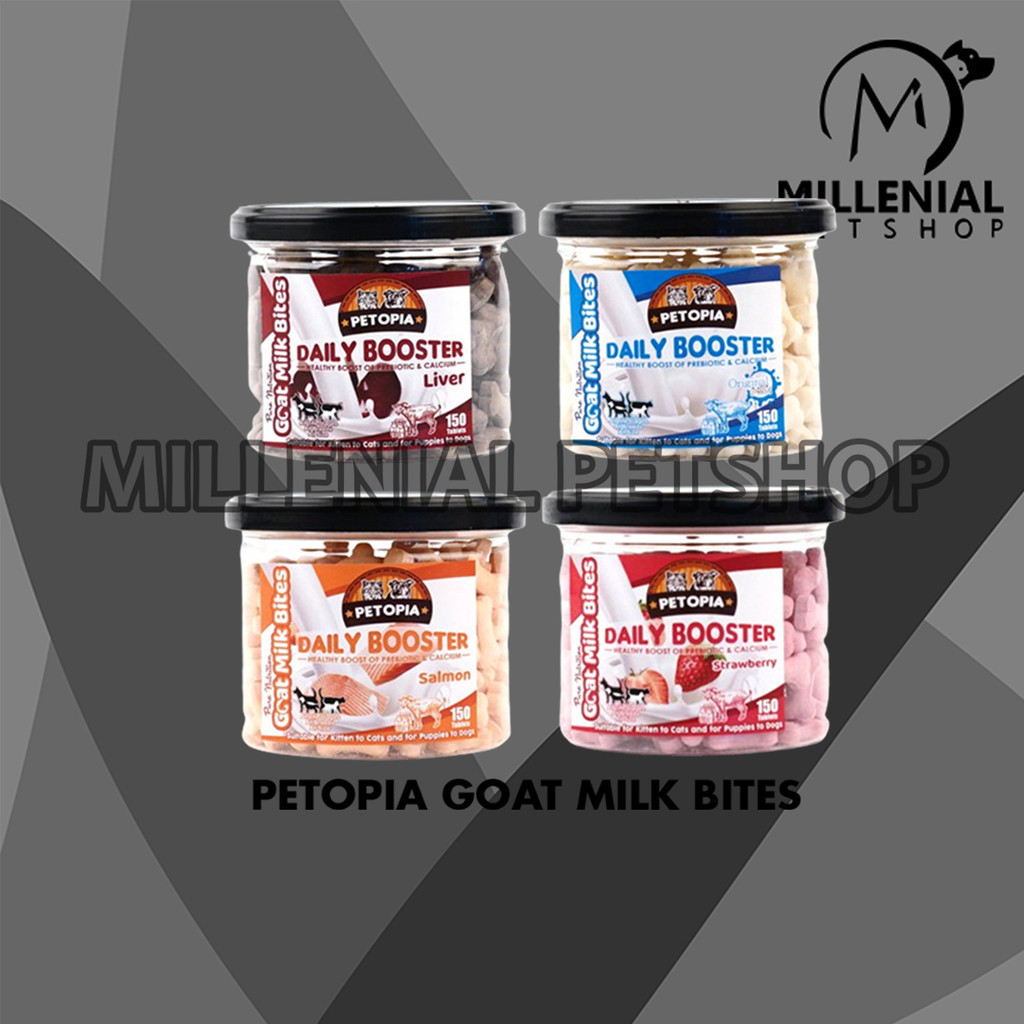 Suplemen Kalsium Kucing Anjing Petopia Goat Milk 150 Gram