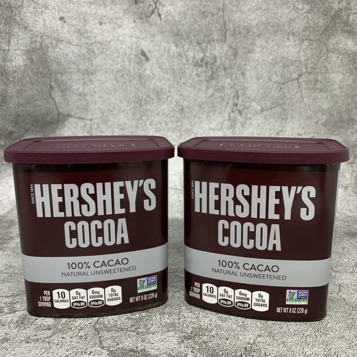 

Hershey's Natural Unsweetend Cocoa Powder