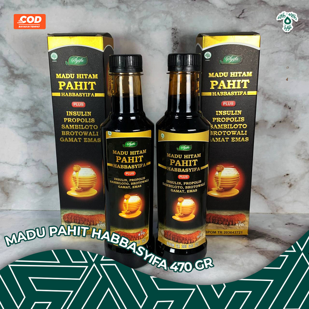 

MADU HITAM PAHIT HABBASYIFA PLUS INSULIN PROPOLIS 470gr