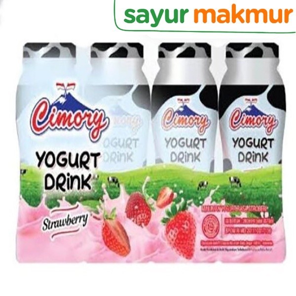 

Cimory Yogurt Drink Strawberry 1 pack isi 4 pcs x 65 ml Sayurmakmur