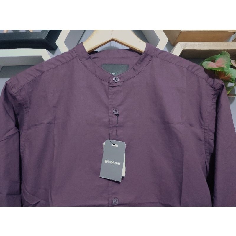 Kemeja Koko polos Greenlight Original warna elegan