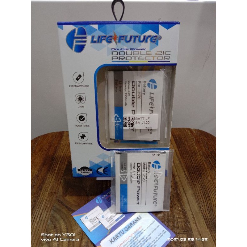 BATRE LF SAMSUNG J120 / J1 2016 DOUBLE POWER