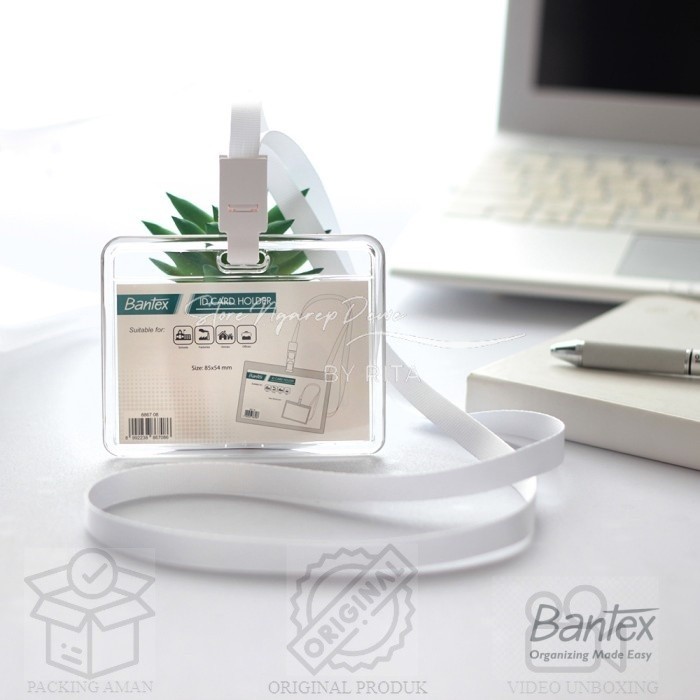 

ID CARD TRANSPARANT LANDSCAPE + LANDYARD BANTEX CLEAR 8867 barang original seperti gambar