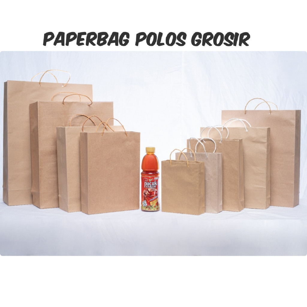 

[ALL SIZE] PAPER BAG POLOS / PAPERBAG POLOS / TAS KERTAS PERNIKAHAN KADO