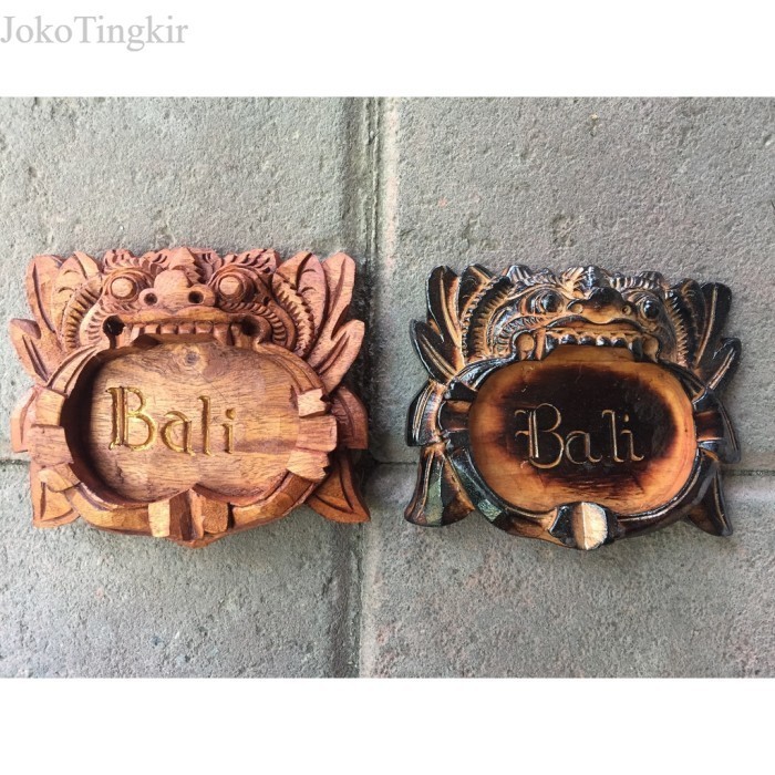 

Asbak Coklat dan Hitam Kayu Buatan Tangan Bali 14x11x4 cm - Cokelat murah