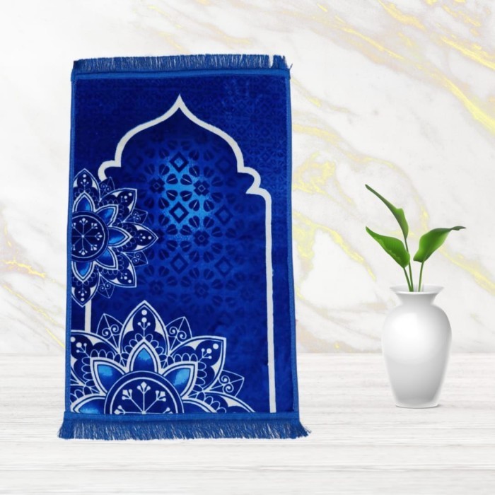 Sajadah Empuk Emboss Foam Flora / Sajadah Anti Slip / Sajadah Busa - Random