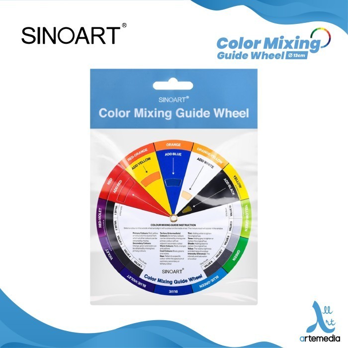 

Roda Panduan Pencampuran Warna Sinoart Color Mixing Guide Wheel