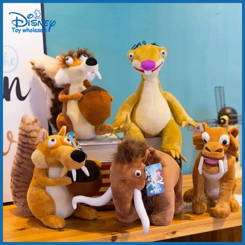 Ice Age Age Cartoon Stuffed Animal Manny Scrat Creative Action Figure Stuffed Doll Stuffed Doll Room