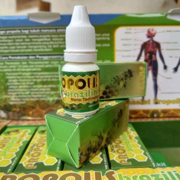 PROPOLIS HIJAU BRAZILIAN ASLI 100% ORIGINAL EXSTRAK PROPOLIS BRAZILIAN WITH NANO ori