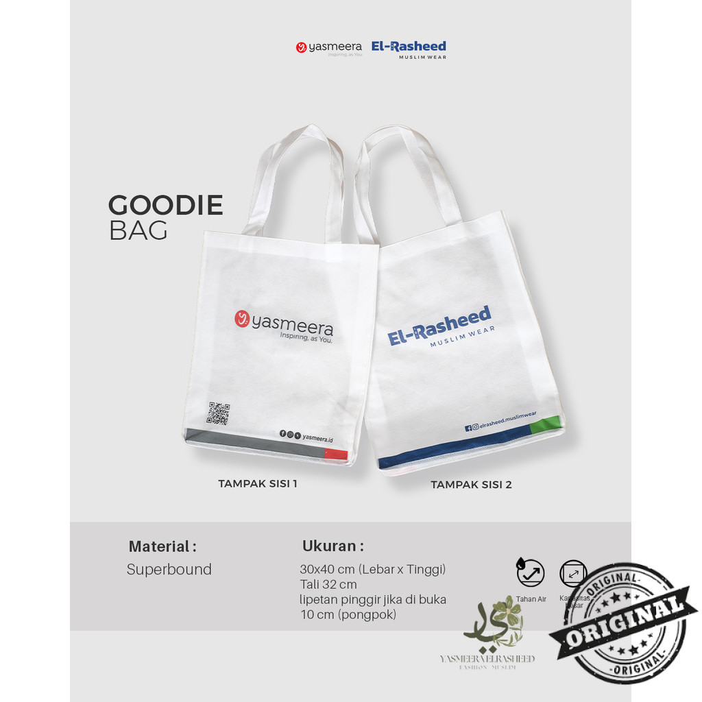 

Goodiebag Premium Tebal by Yasmeera / Goodie Bag / Tas Kain