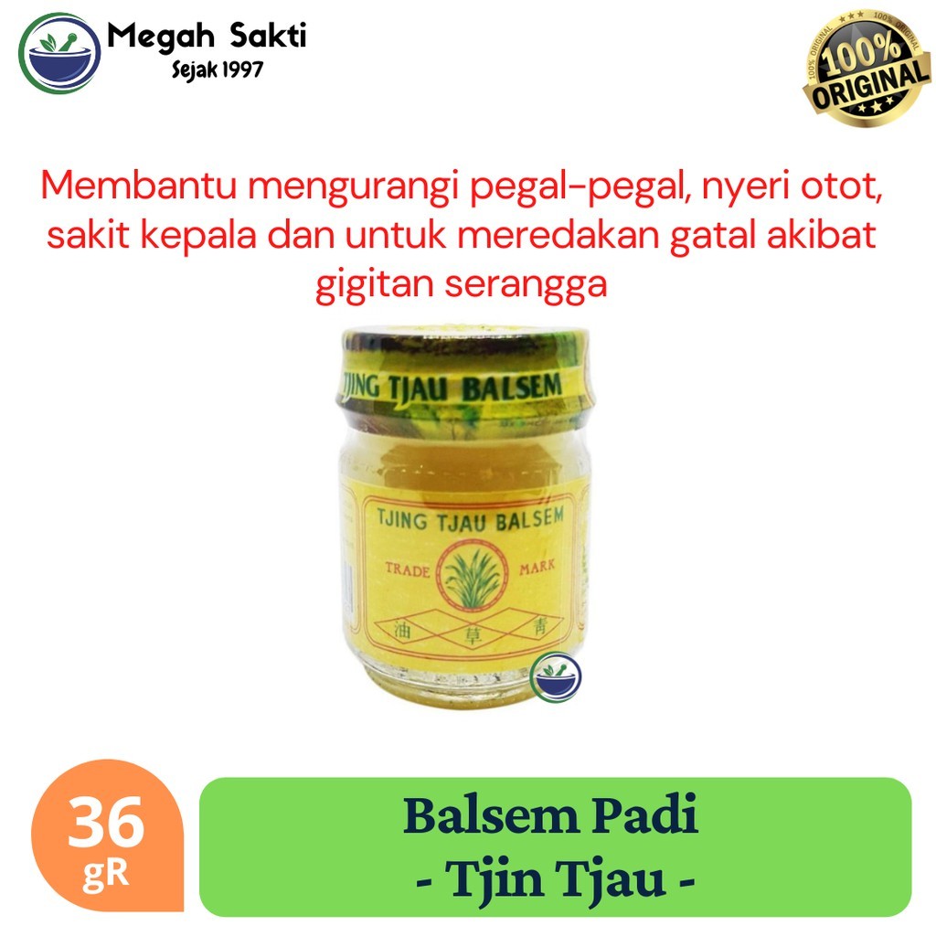 SuryaSakti - Balsem Cap Padi / Tjin Tjau Balsem 36 Gr - Pereda Nyeri Otot Dan Sendi