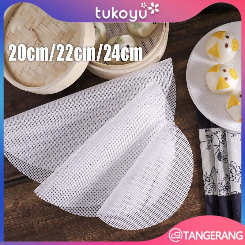 20/22/24cm Alas Kukusan Silikon Anti Lengket /Tatakan Kukusan Bahan Silikon /Alas Kukusan Kue Basah/