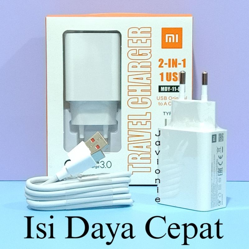 Charger Casan Cas Xiaomi Redmi 8 8A PRO Original 22.5W 33W Fast Charging TYPE C