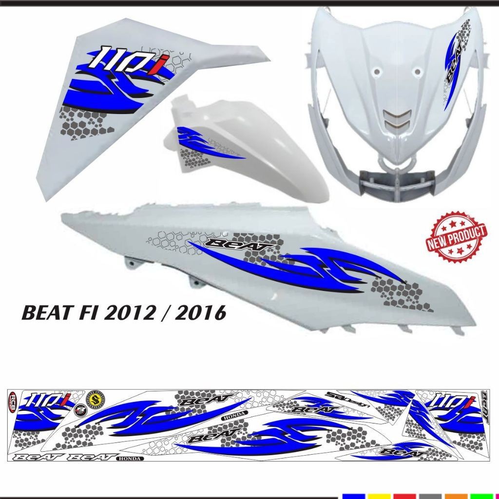 STIKER BEAT FI / STRIPING VARIASI BEAT PGM-FI VARIASI SIMPLE