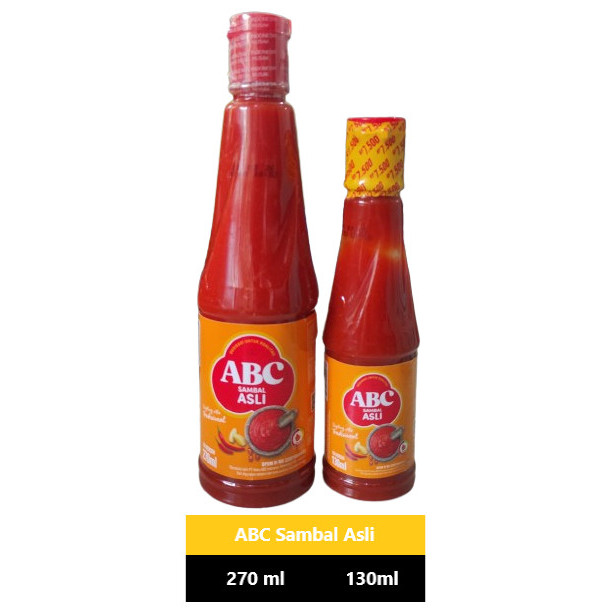 

ABC Sambal Asli PET 130ml - 270ml