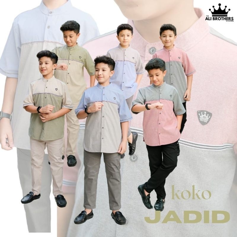 BP89UJ Setelan Koko Anak Remaja Setelan Koko Remaja Tanggung Jadid 4-20 Tahun