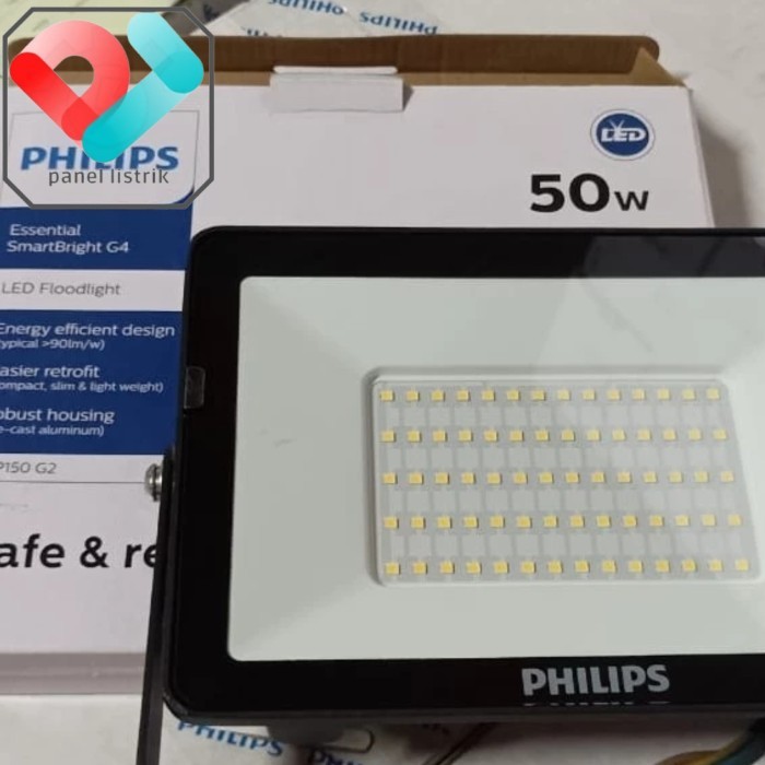 Lampu sorot outdoor led outdoor Philips flood light BVP150 50W 50WATT 50 WATT 220v Original