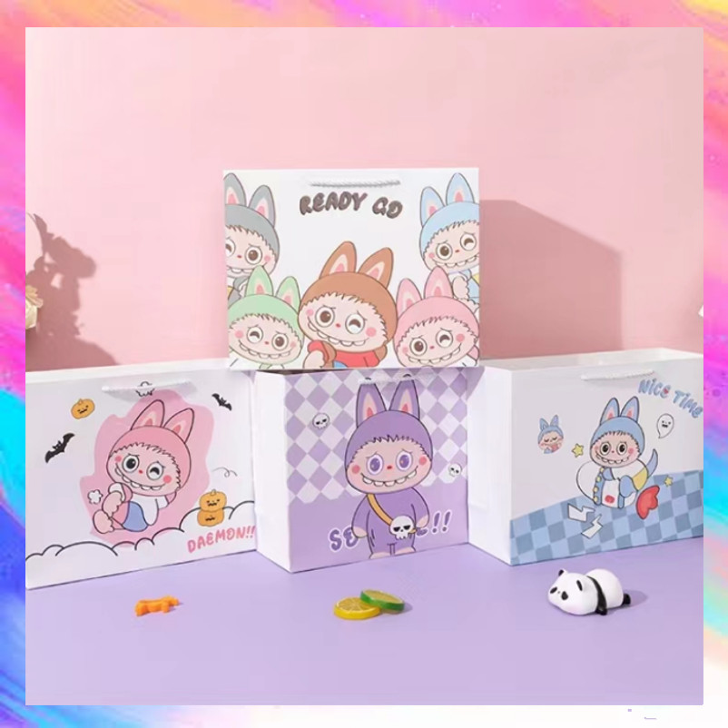 

Paper Bag Gift Cute / Paperbag Hadiah Labubu LEBAR - GF0538